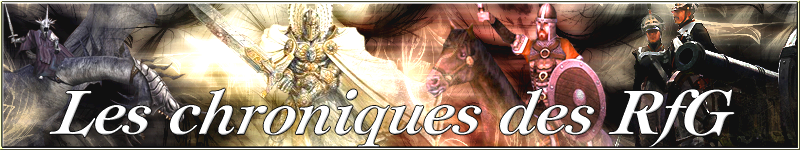 Chroniques-RfG
Forum officiel de la team des Réfugiés de Gondolin.